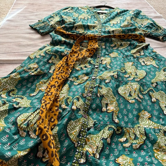 Printfresh Tiger Queen Grand Entrance Dress 100% Organic Cotton XL - Picture 6 of 12